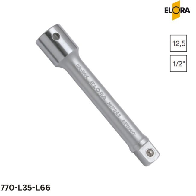 770-L35-L66 Thanh nối dài ELORA , đầu vuông 1/2 inch