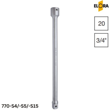770-S4/-S5/-S15 ELORA: Thanh nối dài, đầu vuông 3/4 inch