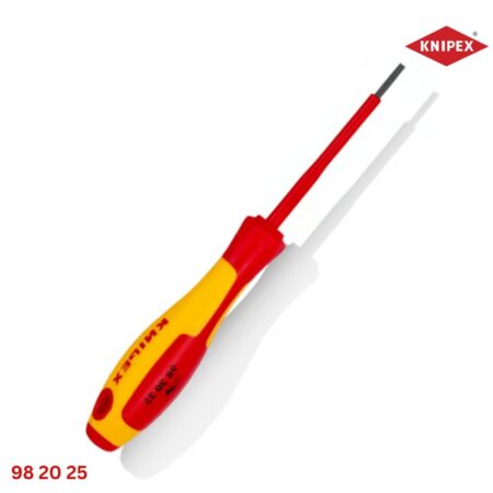 Knipex 98 20 25 Tua Vít Mũi Dẹp 2.5mm Cách Điện 1000 Volt