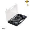 MS-8 ELORA: Bộ Cờ Lê Inox 8 Cây Vòng Miệng (8-22mm)