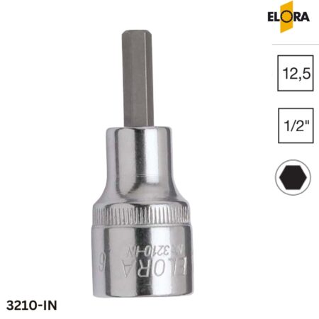 ELORA 3210-IN/INA Tuýp lục giác, vuông 1/2 inch