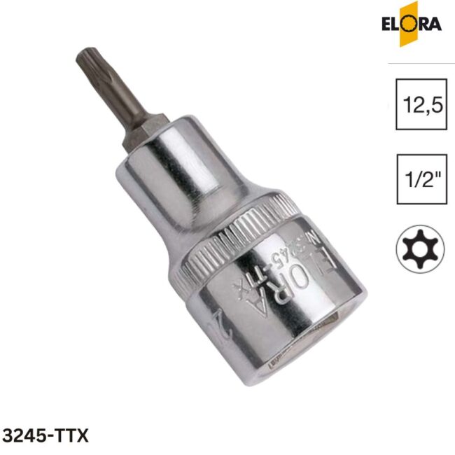 ELORA 3245-TTX Tuýp đầu sao có lỗ 1/2 inch