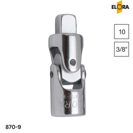 ELORA 870-9 Đầu lắt léo, vuông 3/8″ Chrome-Vanadium