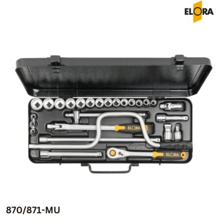 ELORA 870/871-MU - Bộ tuýp đa năng, 27 chi tiết