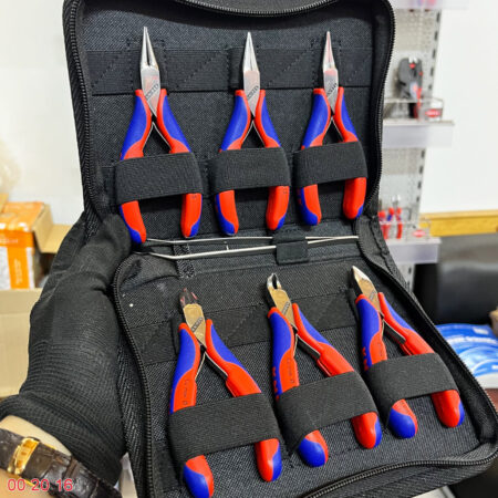 Knipex 00 20 16: Bộ kìm và nhíp gắp linh kiện 7 pcs made in germany
