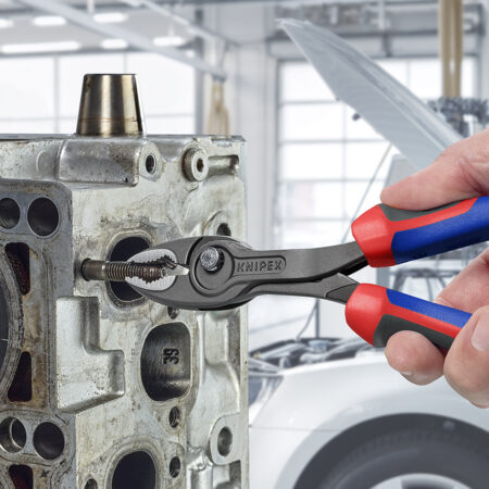 ứng dụng KNIPEX 82 02 200 Twin Grip Kìm Mở Ốc Gỉ Sét 22 mm