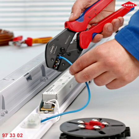 ứng dụng knipex 97 33 02 multicrimp kìm bấm cos thay ngàm đa năng của Đức