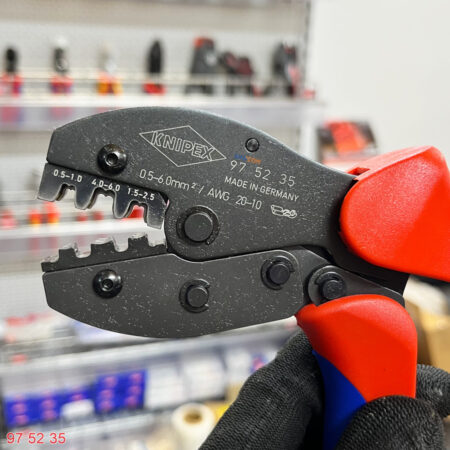 ngàm kìm bấm cos trần 0.5 - 6 mm2 Knipex 97 52 35