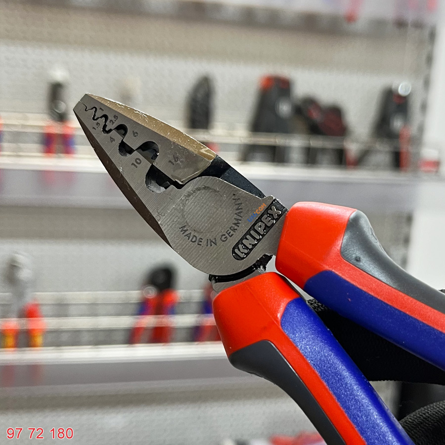 knipex 97 72 180 ngàm kìm bấm cos tiết diện 16 mm2 Germany