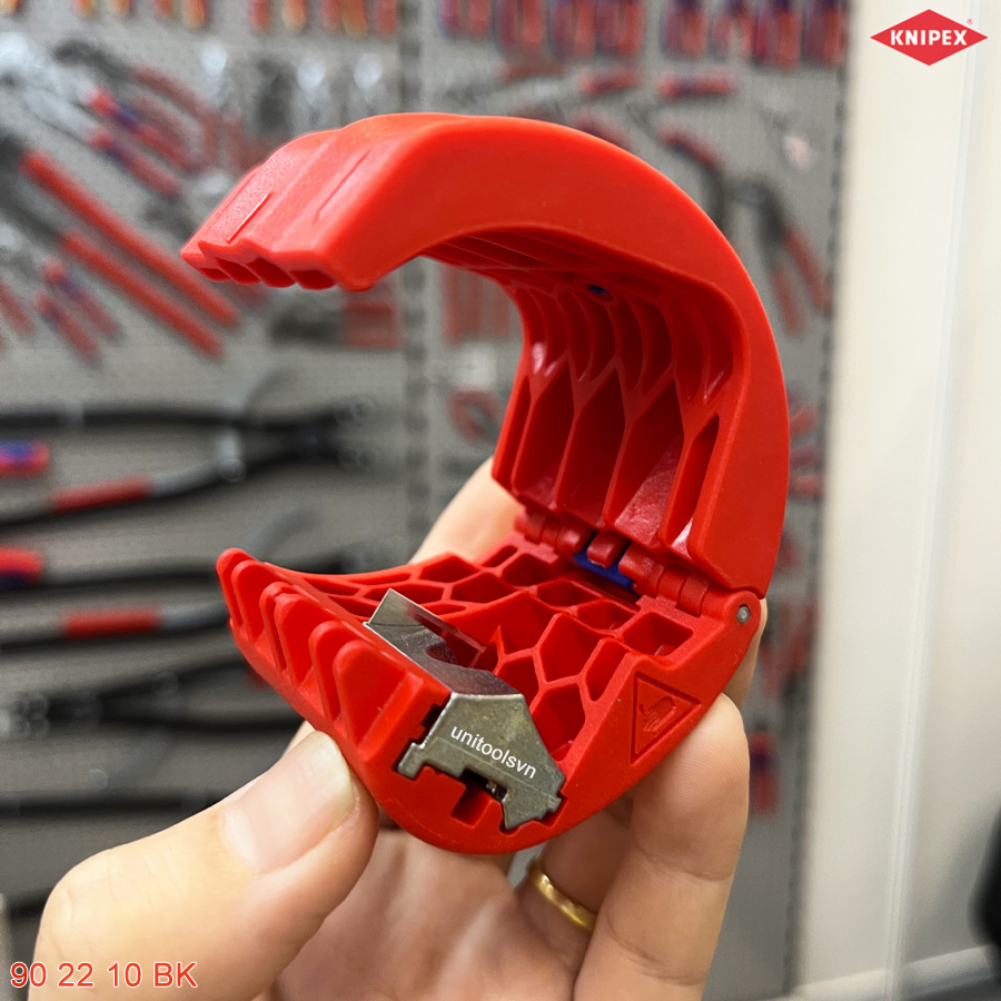 lưỡi Dao cắt ống nhựa KNIPEX BiX 90 22 10 BK Ø 20 - 56 mm