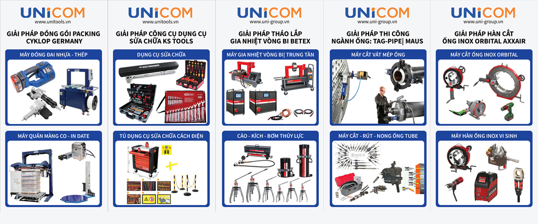 banner dụng cụ thiết bị sửa chữa nhà máy công nghiệp