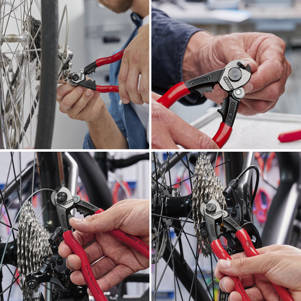 Knipex 95 61 190: ứng dụng Kìm cắt cáp thép Germany 190mm