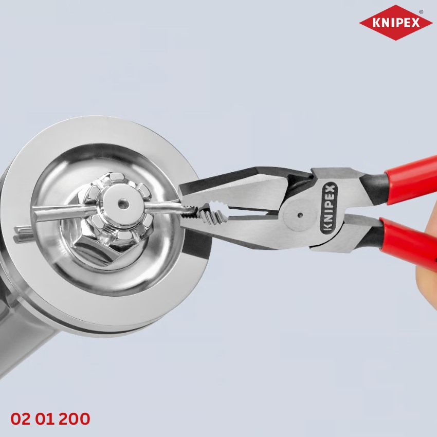 Knipex 02 01 200: Kìm Đa Năng Lưỡi Cắt 63 HRC