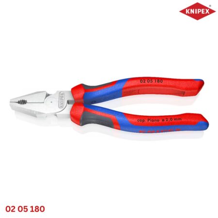 Knipex 02 05 180: Kìm Đa Năng Lưỡi Cắt 63 HRC