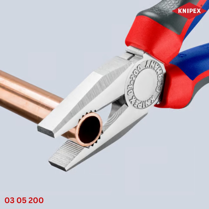 Knipex 03 05 200: Kìm Đa Năng Mạ Chrome