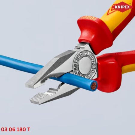 ứng dụng Kìm cách điện đa năng 03 06 180 T Knipex