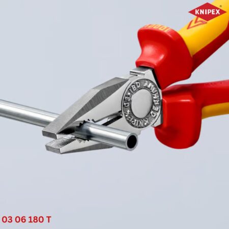 03 06 180 T Knipex: Kìm cách điện đa năng