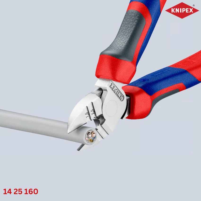 Knipex 14 25 160: Kìm tuốt dây mạ Chrome