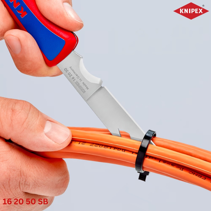 16 20 50 SB Knipex: Dao gấp gọn dọc cáp điện