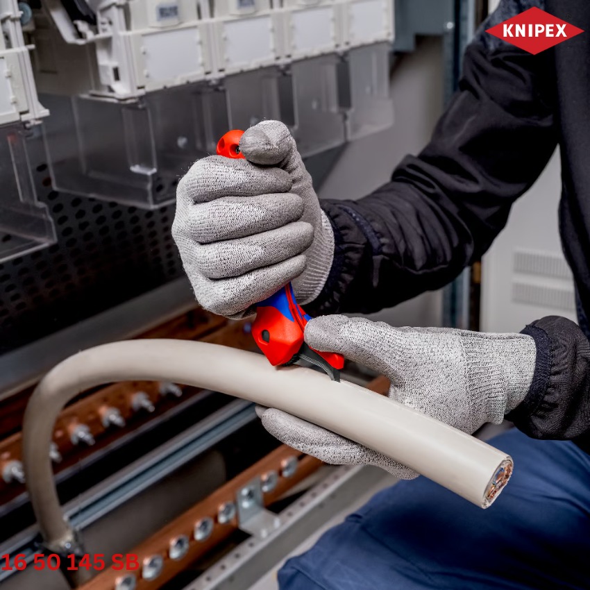 Knipex 16 50 145 SB: Dao dọc cáp