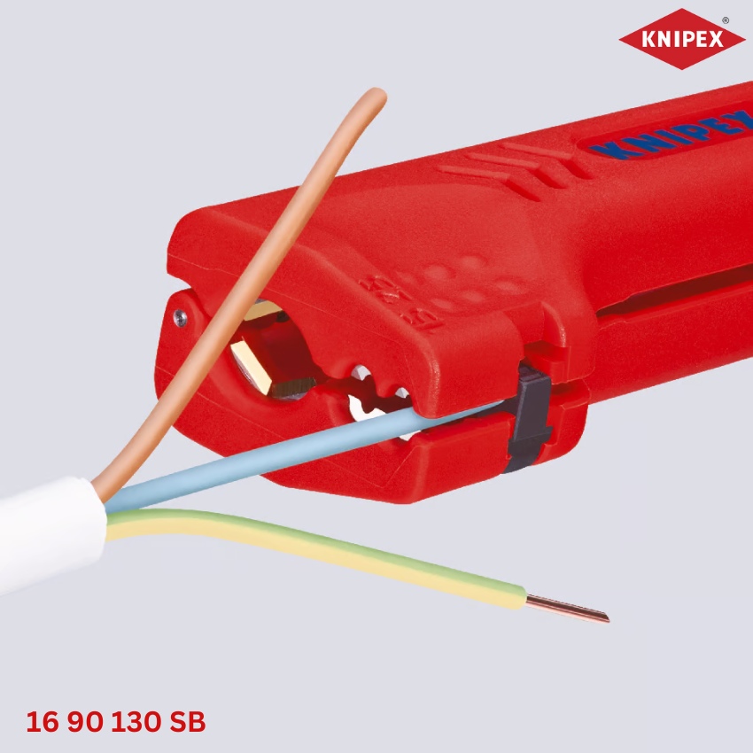 ứng dụng của dụng cụ tách cáp điện16 90 130 SB Knipex