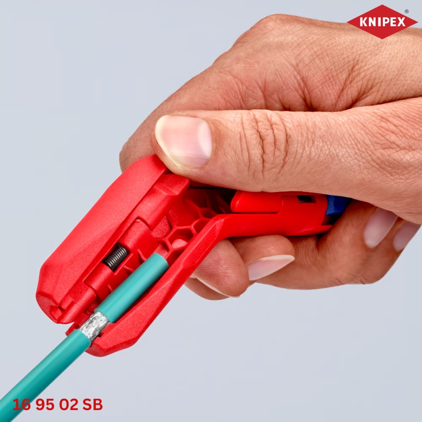 Knipex 16 95 02 SB: Dụng Cụ Tách Cáp Điện ErgoStrip