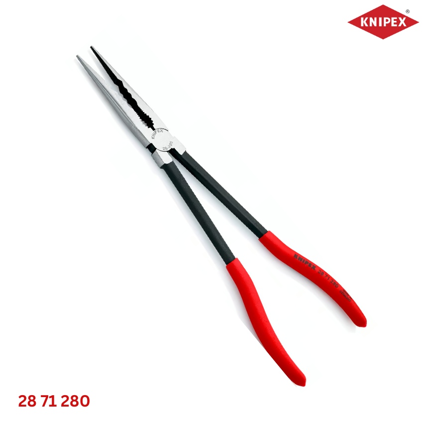 Knipex 28 71 280 - 28 81 280 Kìm Nhọn Dài 280mm Mũi Thẳng & Cong 45 độ