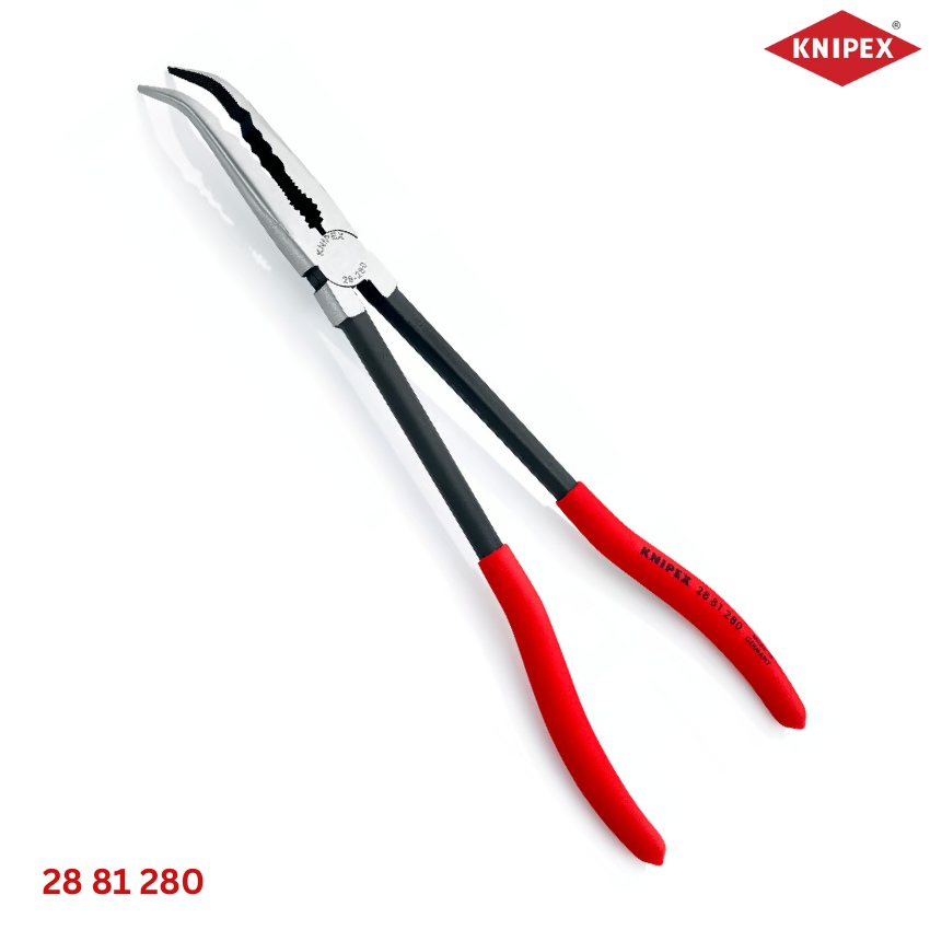 Knipex 28 71 280 - 28 81 280 Kìm Nhọn Dài 280mm Mũi Thẳng & Cong 45 độ