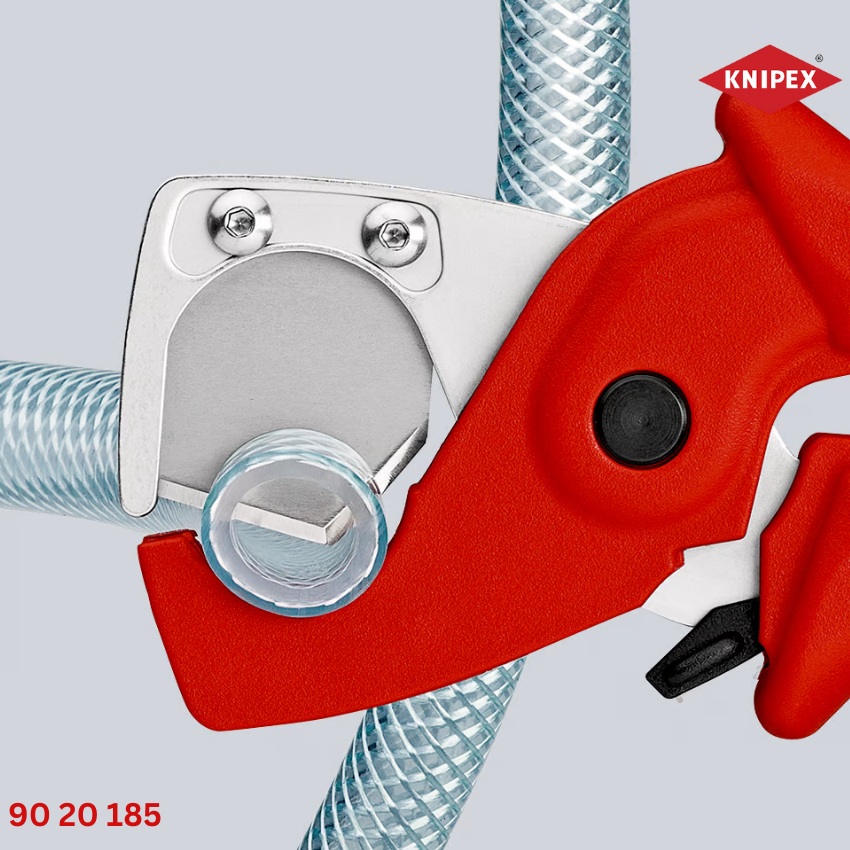 ứng dụng kìm 90 20 185 Knipex: Kìm cắt ống nhựa PlastiCut
