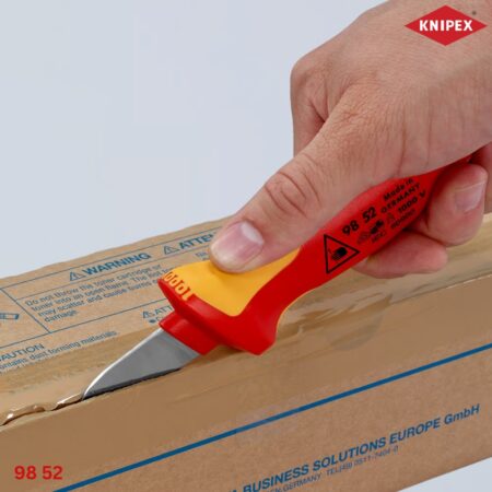 KNIPEX 98 52: Dao rọc cáp cách điện VDE
