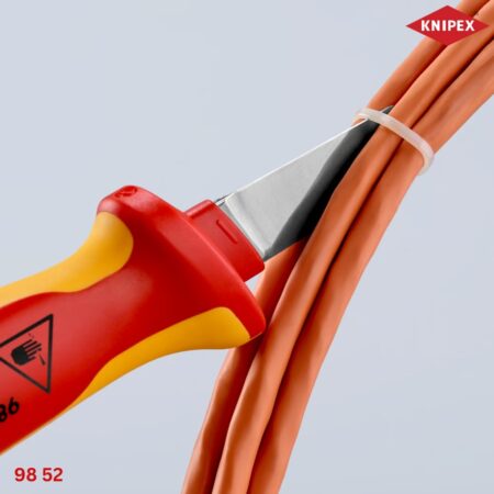 KNIPEX 98 52: Dao rọc cáp cách điện VDE