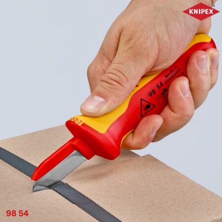 KNIPEX 98 54: Dao rọc cáp cách điện VDE