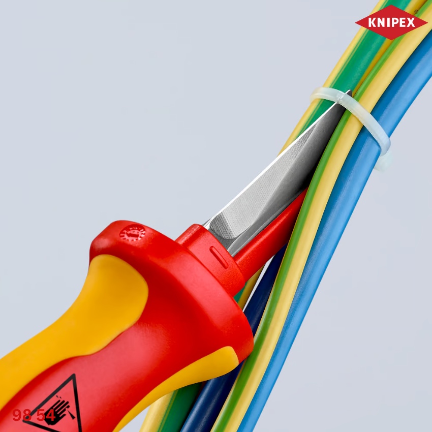 KNIPEX 98 54: Dao rọc cáp cách điện VDE