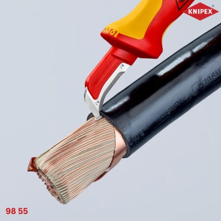 Knipex 98 55: Dao tách vỏ cáp điện VDE