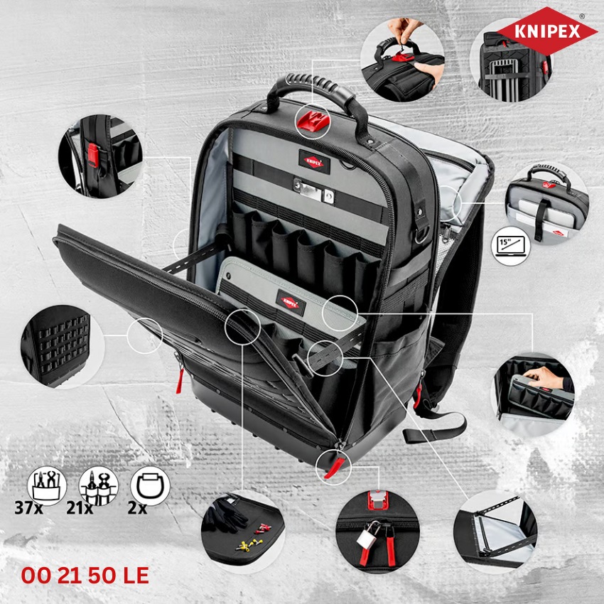 Ba Lô Đựng Dụng Cụ Knipex 00 21 50 LE