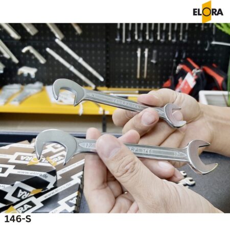 Bộ cờ lê 2 đầu cùng kích cỡ Elora 146S, 1 đầu miệng ngang