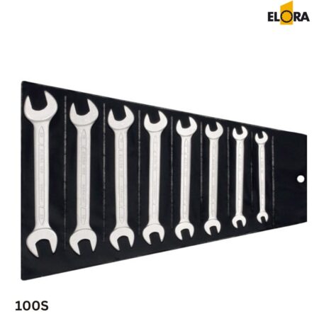 ELORA 100S: Bộ cờ lê 2 đầu miệng, hệ mét