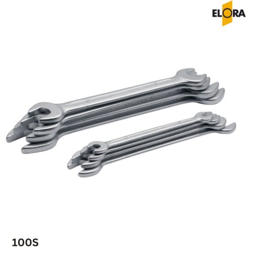 ELORA 100S: Bộ cờ lê 2 đầu miệng, hệ mét