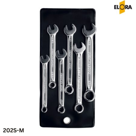 ELORA 202S-M: Bộ cờ lê vòng miệng, siêu ngắn