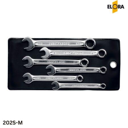 ELORA 202S-M: Bộ cờ lê vòng miệng, siêu ngắn