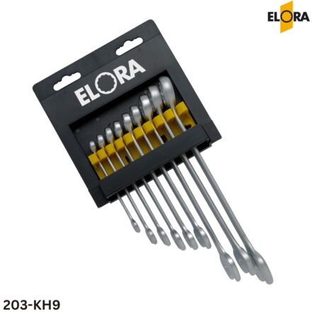 ELORA 203-KH9: Bộ cờ lê vòng miệng 9 chi tiết