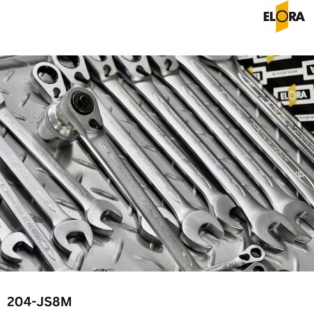 ELORA 204-JS8M: Bộ cờ lê bánh cóc 8 chiếc