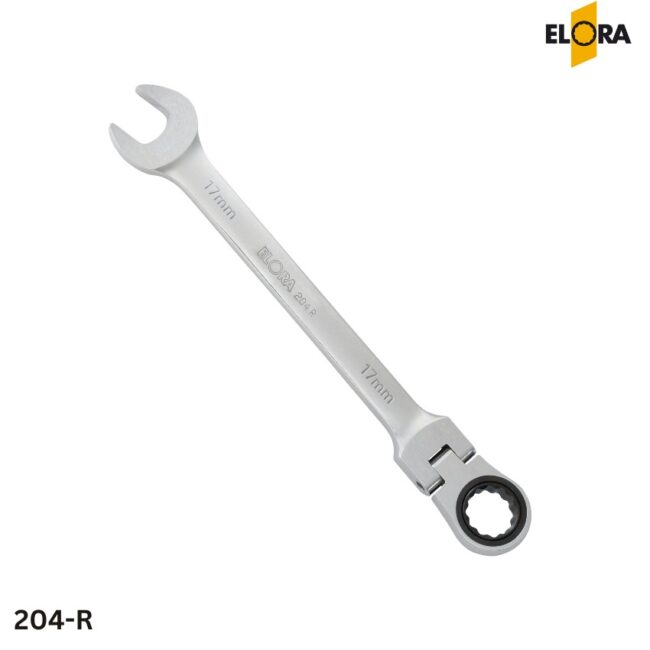 ELORA 204-R: Cờ lê bánh cóc đầu gật gù xoay 180 độ