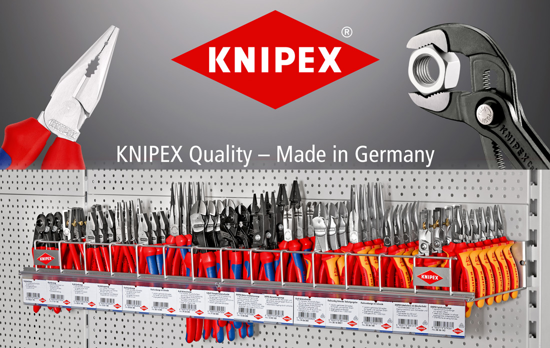 Kìm bấm cos tuốt dây mỏ quạ cắt cáp hãng Knipex Germany Unicom phân phối