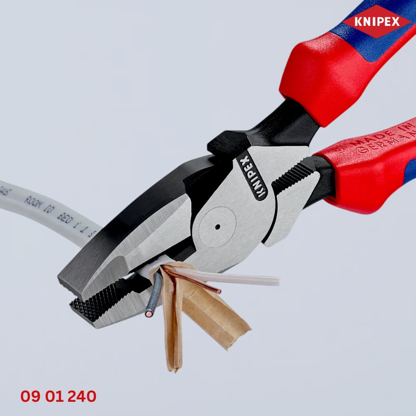 Kìm Đa Năng Knipex Lineman 09 01 240 Lưỡi Cắt 62 HRC
