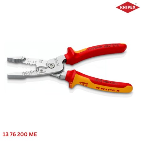 Kìm Lắp Điện Đa Năng Knipex 13 76 200 ME Cách Điện 1000V
