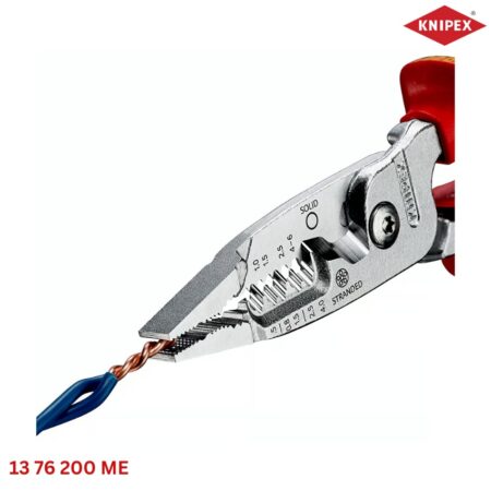 Kìm Lắp Điện Đa Năng Knipex 13 76 200 ME Cách Điện 1000V