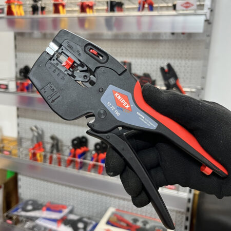 Knipex 12 72 190 Kìm tách cáp điện tích hợp bấm cos 10 mm