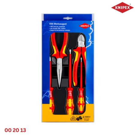 Knipex 00 20 13: Bộ kìm và tua vít cách điện 1000V 5 chi tiết