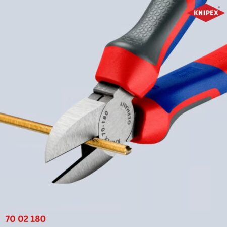 Knipex 70 02 180: Kìm Cắt Mũi Thon Chiều Dài 180mm